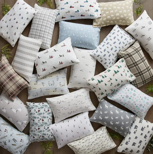 Vista 5 de Eddie Bauer - Sábanas individuales, juego de ropa de cama de franela de algodón, cepillada para mayor suavidad, decoración acogedora para el hogar