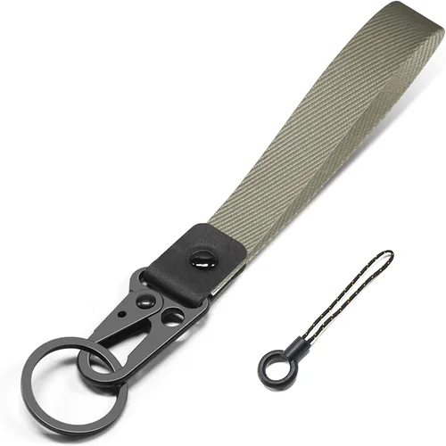 Vista 11 de ABLAZE - Correa de muñeca para llaves, cordón de mano duradero para hombres y mujeres, verde (atrovirens)