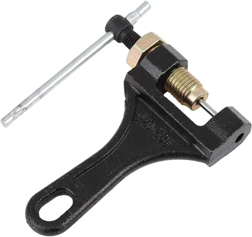 Vista 3 de X AUTOHAUX Herramienta de metal negro para motocicleta Dirt Pit Bike ATV Chain Splitter Cutter Herramienta universal para 420 428 520 525 528 530
