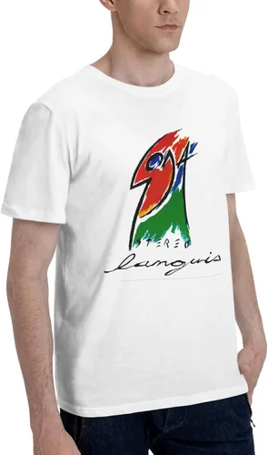 Vista 2 de Soda Stereo Logo T Shirt Men's Summer Tee Casual Short Sleeve Tshirt