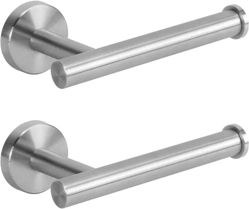 Vista 11 de NearMoon Portarrollos de papel para baño, soporte premium de papel higiénico SUS304 de acero inoxidable resistente al óxido montado en la pared