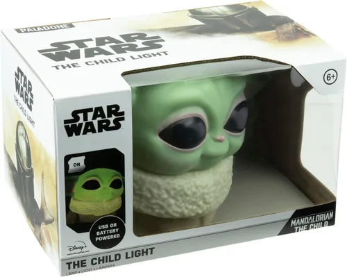 Vista 5 de The Mandalorian Baby Yoda Grogu - Lámpara de escritorio con licencia oficial de Star Wars, plástico