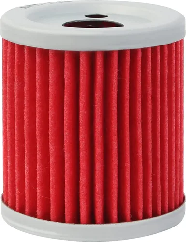 Vista 4 de AHL 142 Filtro de aceite 1UY-13440-01 1UY-13440-02 Compatible con Yamaha YFM350R Raptor 350 2005-2013 (rojo)