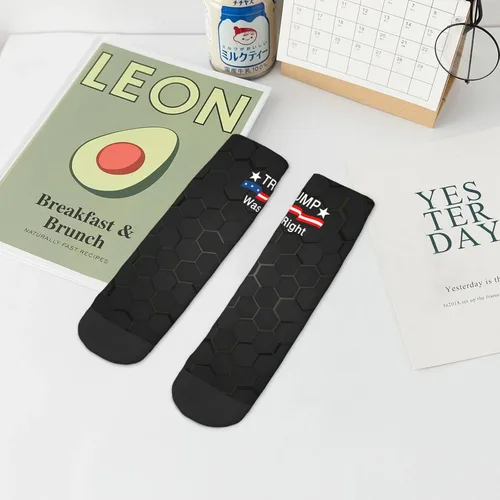 Vista 8 de GDJF Trump Was Right Ankle Socks Winter Low Cut Sports Warm Comfort Breathable Casual Socks For Mens And Womens (8)