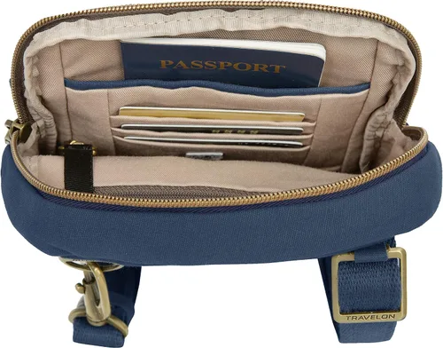 Vista 18 de Travelon Mensajero antirrobo pequeño N/S Slim