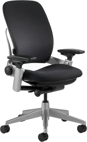 Vista 7 de Steelcase Silla de salto con base de platino y ruedas de suelo duro, Alpine