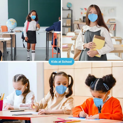 Vista 5 de PandMedic Máscara facial para niños Mascarilla cómoda para niños Mascarillas faciales para niños