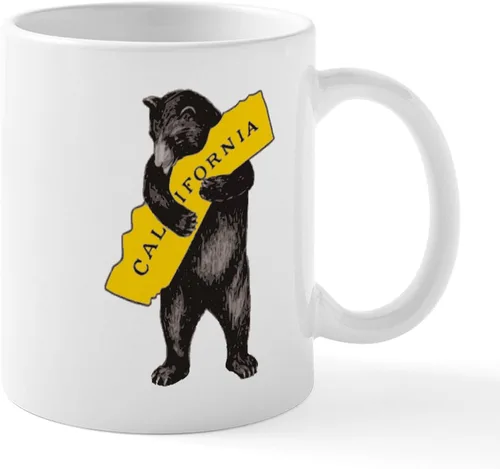 Vista 93 de CafePress Taza de café de cerámica de 11 oz (11.0 fl oz) de San Francisco Blanco - Taza San Francisco