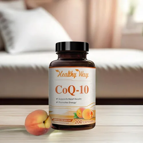 Vista 7 de Coenzima Q10 200 mg CoQ10 Suplemento -Una vez al día CoQ10 200mg Cápsulas en polvo para la salud del corazón, antioxidantes y apoyo energético, sin