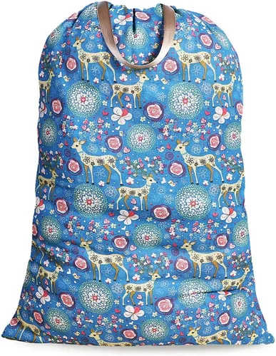 Vista 17 de Sanlykate Bolsa de lavandería extragrande con cierre de cordón y asa, 28 x 40 pulgadas, bolsa de ropa sucia de viaje resistente para lavandería