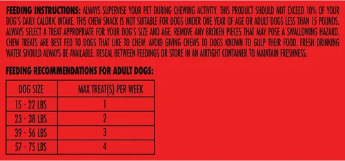 Vista 5 de Milk-Bone - Masticadores de confort, golosinas para perros sin piel cruda con textura masticable única y carne de vacuno real, 3 masticables