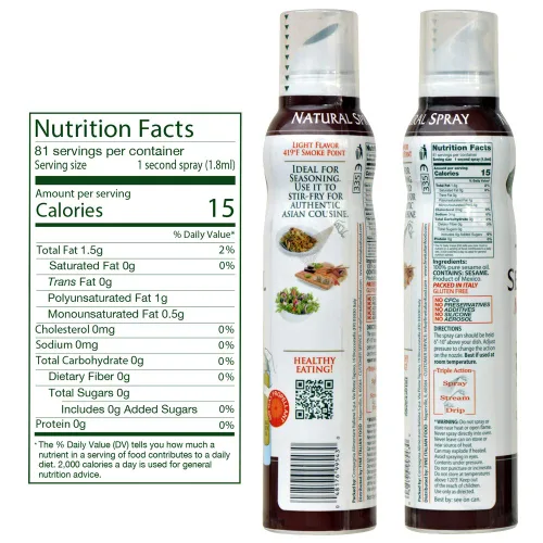Vista 45 de Mantova Spray de Aceite de Oliva Virgen Extra con Sabor a Cúrcuma, spray de cocina saludable para el corazón perfecto para ensaladas, salsas