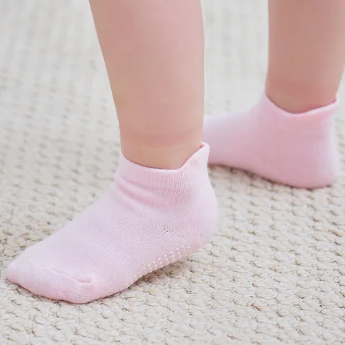 Vista 2 de Calcetines tobilleros antideslizantes Zaples para bebés con suelas antideslizantes para bebés, niños pequeños, niños y niñas