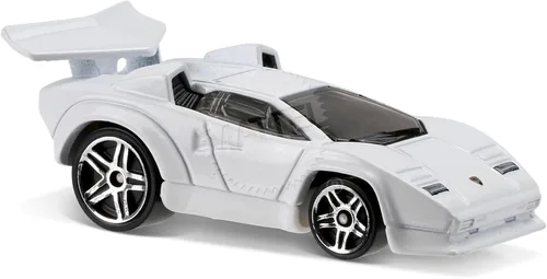 Vista 2 de Hot Wheels 2017 Tooned Lamborghini Countach 54/365, blanco