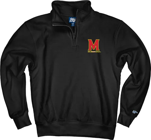 Vista 210 de Blue 84 Sudadera con cremallera de un cuarto para hombre de la NCAA