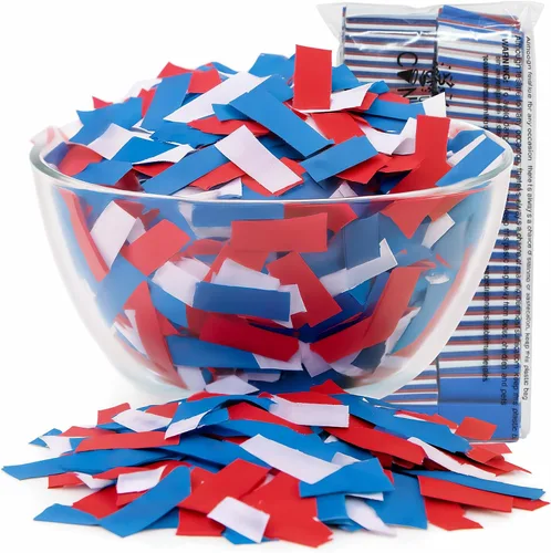 Vista 17 de Ultimate Confetti, Confeti Biodegradable Azul Bebé - Confeti de Papel de Seda Rectangular Revoloteante para Uso en Cañones y Lanzadores – Confeti