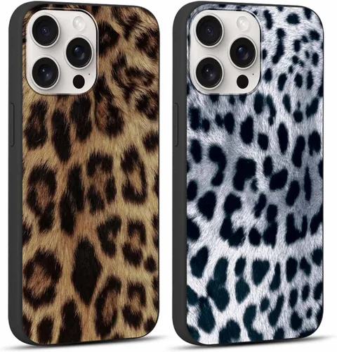 Vista 61 de Paquete de 2 fundas de teléfono con bonito estampado de guepardo para iPhone 7/8/SE 2020 / SE 2022 de 4.7 pulgadas, diseño de leopardo de lujo