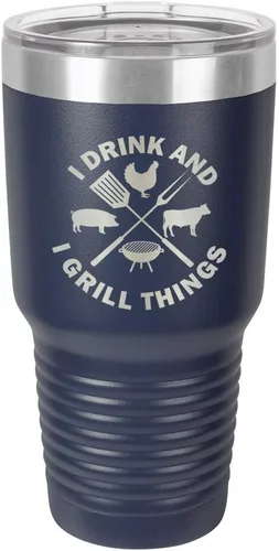 Vista 22 de Taza de viaje de acero inoxidable con diseño de Yeti Rambler