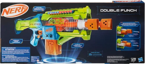 Vista 12 de Nerf Elite 2.0 - Pistola motorizada de doble perforación, 50 dardos, 2 clips de 10 dardos, a partir de 8 años