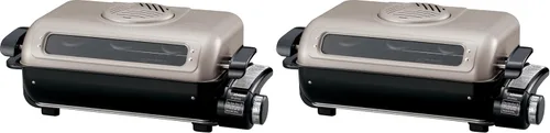 Vista 4 de Zojirushi America EF-VPC40 Fish Roaster, Metallic Gray 11.63 x 19.13 x 7.75 inches