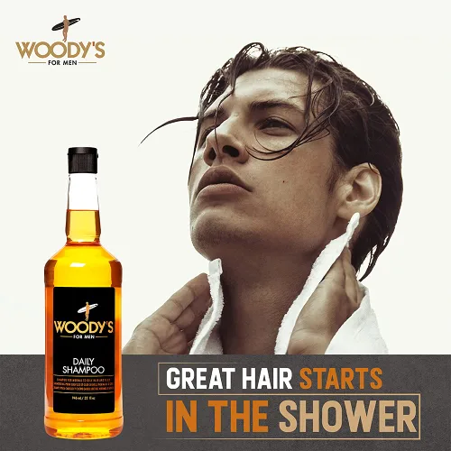Vista 3 de Woody's acondicionador de uso diario para hombre