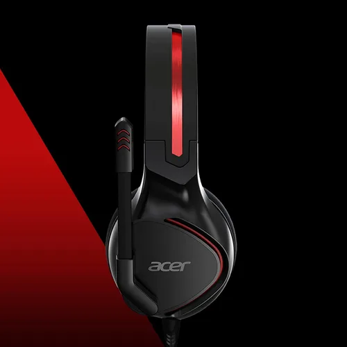 Vista 8 de Acer Nitro - Auriculares para juegos con micrófono omnidireccional flexible diadema ajustable