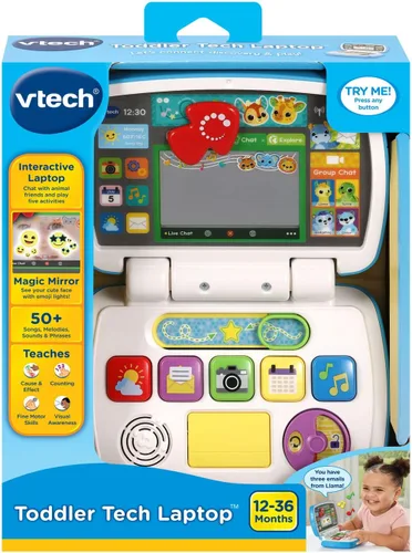 Vista 7 de VTech Laptop Tech para niños pequeños
