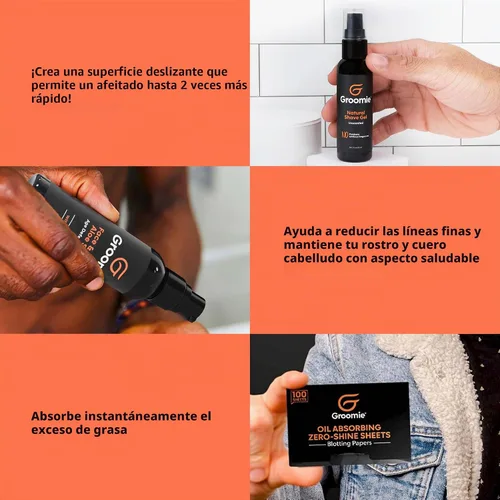 Vista 6 de Groomie BaldiePro - Paquete de 16 piezas para afeitadora de cabeza y aseo