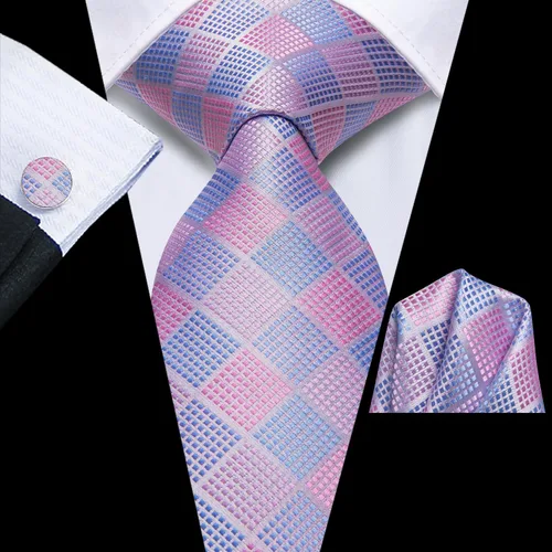 Vista 59 de Dubulle Corbata tejida de cachemira para hombre y gemelos de pañuelo para hombre, conjunto de gemelos para boda formal y negocios