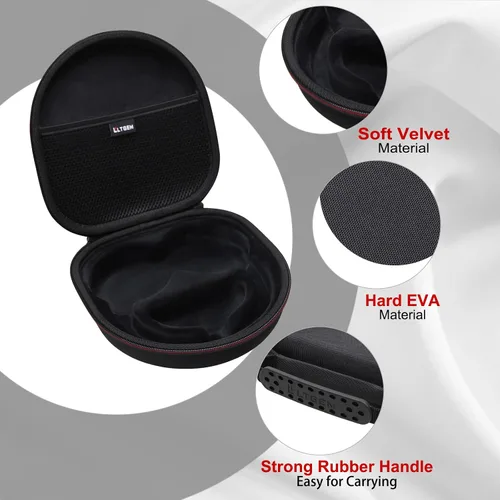 Vista 3 de LTGEM - Funda compatible con auriculares inalámbricos SteelSeries Arctis Nova 7X / 7 para juegos multiplataforma