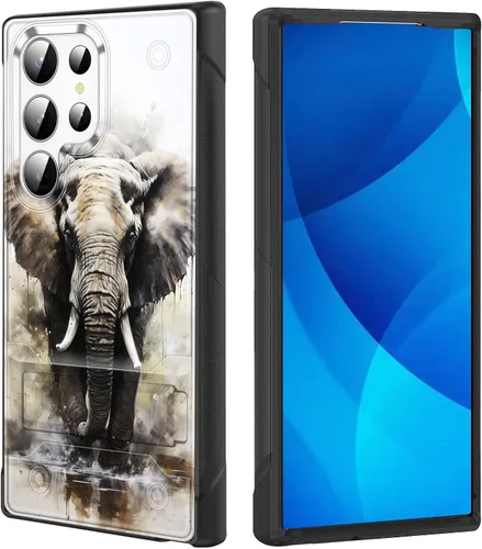 Vista 67 de Funda para Galaxy S25, de doble capa, resistente, a prueba de golpes, con soporte, funda protectora militar a prueba de caídas para Samsung Galaxy