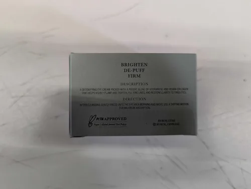 Vista 5 de BYROE Rose Tea Eye Cream Mini Hidratante desintoxicante con colágeno y agua de flores de rosas Tratamiento antienvejecimiento para hinchazón