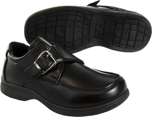 Vista 4 de French Toast Zapatos para niños - Zapatos Oxford para niños, uniforme escolar, mocasín, iglesia, zapatos de vestir sin cordones de piel sintética
