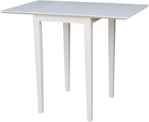 Vista 15 de IC International Concepts Mesa de madera maciza, 36 pulgadas, sin terminar Espresso