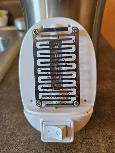 Vista 9 de Exterminador de insectos para interiores, mini trampa cazamoscas para interiores, exterminador electrónico de mosquitos y moscas de la fruta