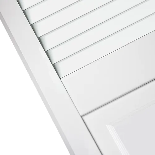 Vista 6 de Kimberly Bay Rejilla tradicional bi-fold, blanco (80 x 36)