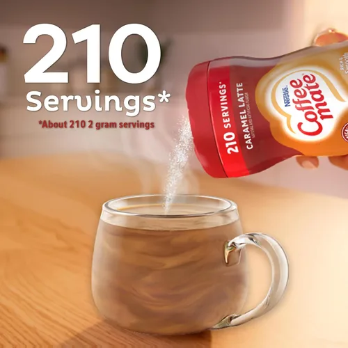 Vista 6 de Nestle Coffee Mate - Crema de café con leche de caramelo salado, paquete de 6 (15 onzas)