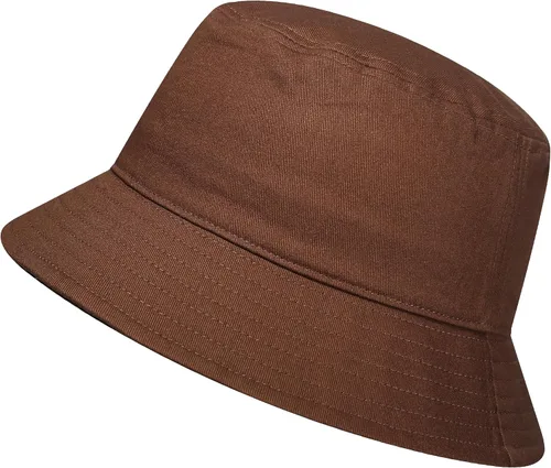 Vista 19 de GADIEMKENSD Sombrero de pescador 100% algodón, unisex, protección solar UPF 50, ligero, plegable Verde militar