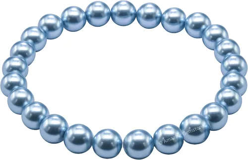 Vista 878 de Amazing Gemstone Crystal Bracelet for Women Men's Gifts - Protection Healing Crystal Bracelet - 8mm Gemstone Beaded Stretchable Bracelet Pulseras