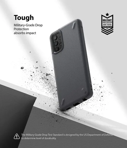 Vista 5 de Ringke Onyx - Funda compatible con Samsung A32 5G, bordes elevados antihuellas, agarre de poliuretano termoplástico, resistente y duradero, a prueba