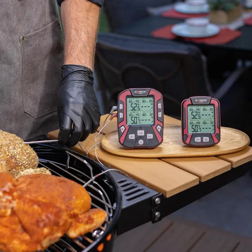 Vista 3 de Maverick XR-50 - Termómetro digital inalámbrico con 4 sondas para barbacoa y carne de SnS Grills