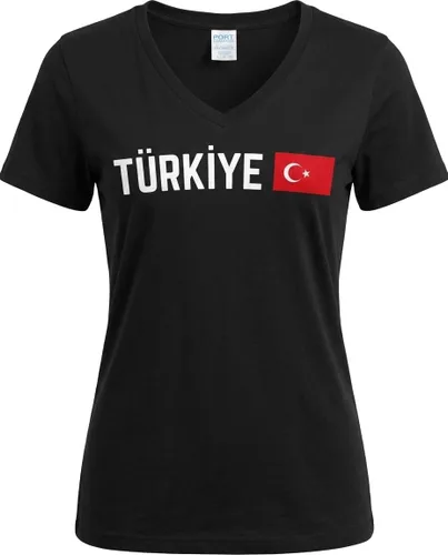 Vista 33 de Nations of the World - Camiseta con cuello en V para mujer