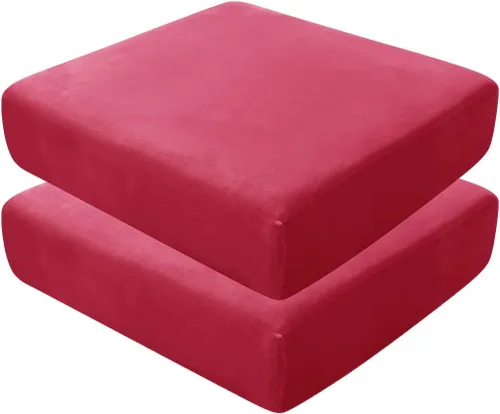 Vista 83 de Fundas de asiento de terciopelo ultra suave, fundas de cojín de asiento suave SOFE fundas de sofá con parte inferior elástica lavable funda