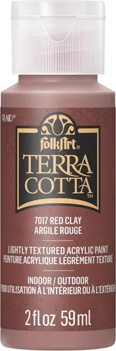 Vista 25 de FolkArt, Snowbank Pintura Acrílica Surtida 2 fl oz / 59ml Terra Cotta Para Manualidades DIY Fáciles de Aplicar, Suministros de Arte Con Acabado