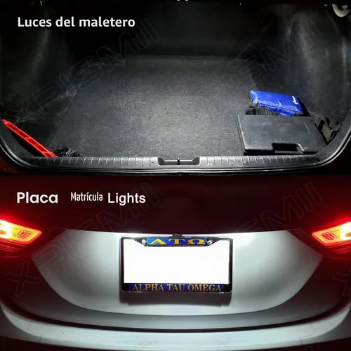 Vista 7 de Xpismii Kit de 13 piezas de luz LED interior Challenger de repuesto para Dodge Challenger 2008 2009 2010 2011 2012 2013 2014 2015 2016 2017 2018