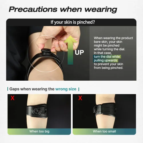 Vista 5 de SOZO Codera con esfera microajustable BOA, soporte de codo ajustable para tendinitis, codo de tenista, alivio del dolor de codo de golfista