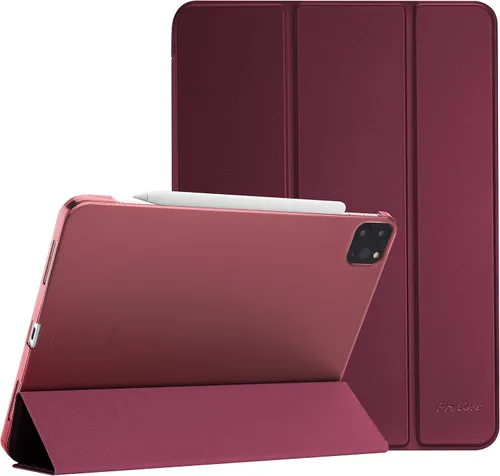 Vista 25 de ProCase Funda inteligente para iPad Pro de 12.9 2022/2021/2020/2018, carcasa rígida con soporte delgado para iPad Pro de 12.9 pulgadas, 6ª Celeste