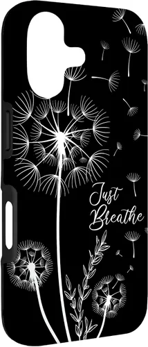 Vista 3 de Lindo diseño de tatuaje de diente de león flechas respiración patrón caso para iPhone 17