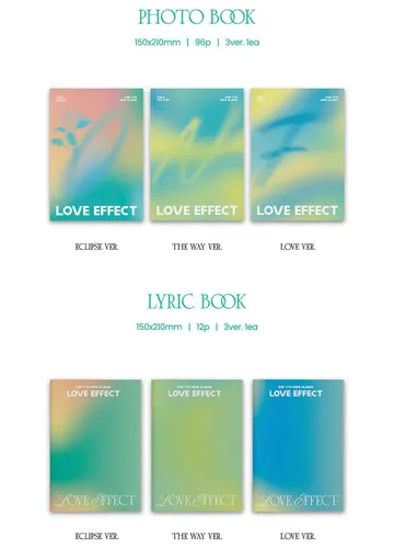 Vista 3 de ONF [LOVE EFFECT] 7º Mini álbum (ECLIPSE + THE WAY + LOVE - 3 Ver Set.) K-POP SELLADO