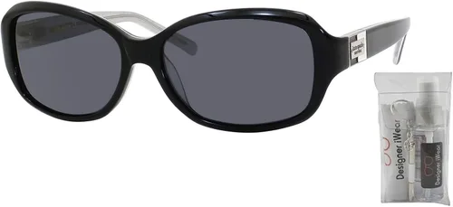 Vista 2 de Kate Spade AnnikaS Rectangle Sunglasses for Women + BUNDLE with Designer iWear Eyewear Care Kit